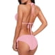 thumbnail image 5 of WILLBEST Trajes de Baño Para Mujer, Conjunto de Bikini Bandeau Con Push-Up, Traje de Baño Brasileño, Traje de Baño de Playa 4624, 5 of 6