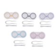 thumbnail image 1 of Xuanheng 2x5 Pcs Étui Portable Coloré pour Trempage de Lentilles de Contact, Contenant Support Boîte de Rangement 2 Pcs, 1 of 8