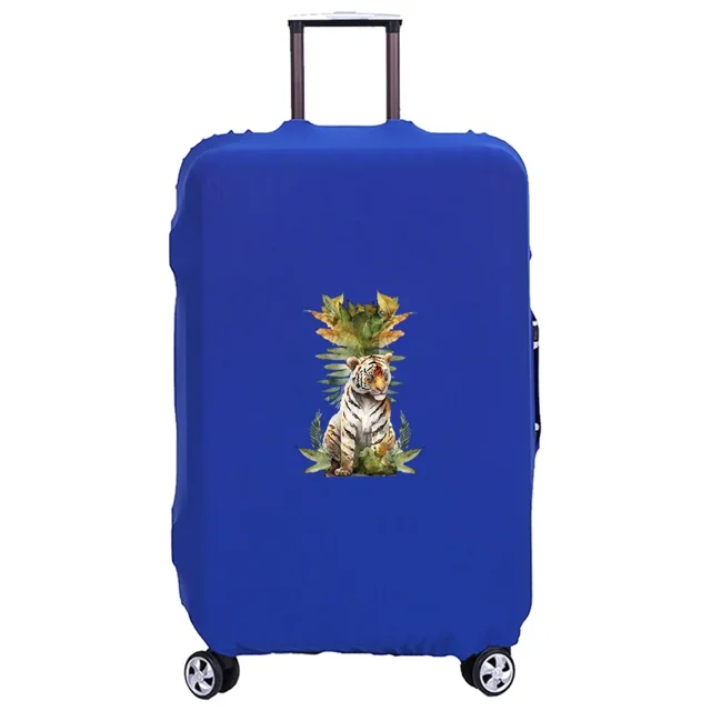 Luggage Cover Washable Case Cover Protective Case Scratch Proof Case Cover Suitable for JungleTiger Print Pattern Fits 18-32inch jungle tiger letterI L