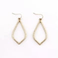 thumbnail image 3 of Classic Hammered Teardrop Frame Earrings for Women Minimalist Boutique Jewelry, 3 of 4