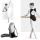 thumbnail image 4 of Zapatillas de ballet de punta para niñas y mujeres, bailarinas con cinta y almohadillas para los dedos, 4 of 5