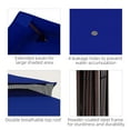 thumbnail image 6 of Outsunny 10.7' x 10.7' Pop Up Gazebo Outdoor Canopy Shelter with 2-Tier Soft Top & Removable Zipper Netting, Event Tent with Large Shade, Blue, 6 of 9