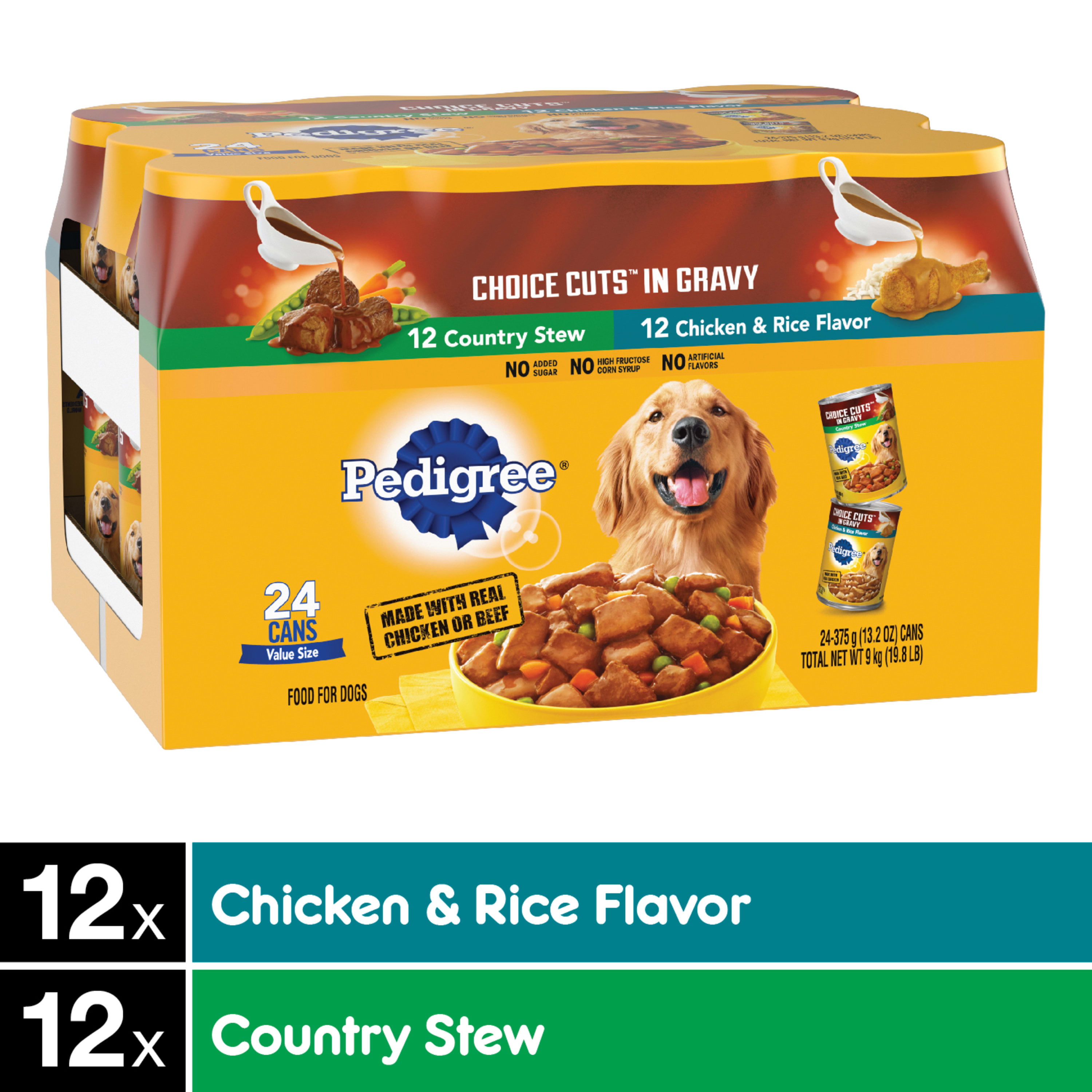 Gourmet Gravy Selection 96-Pack Adult Dogs Premium Wet Dog Food Paw&Fur 100g
