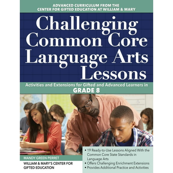 Challenging Common Core Language Arts Lessons (Grade 8)