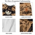 thumbnail image 4 of luoweisi Men's Beach Shorts Quick Dry Swim Trunks with Mesh Lining Halloween Scarecrow L, 4 of 5