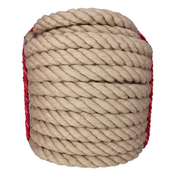 twisted manila rope jute rope 100 feet natural jute twine hemp rope 11/2inch diameter twine