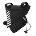 thumbnail image 3 of Bolsa triangular para alforjas de sillín, accesorios de ciclismo, bolsa para tubo delantero de bicicleta negra, 3 of 8