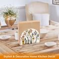 thumbnail image 5 of Trees Houses Clocks Napkin Holder for Table Clear Napkin Stand Paper Holder Acrylic Organizer Dispenser Napkins for Dinner Kitchen Restaurant Room, 5 of 8