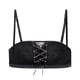 thumbnail image 3 of Sujetador de mujer sin tirantes Hacer subir Sujetador acolchado sin alambre Bralette Chica Slim Fit Ropa interior envolvente en el pecho, Negro, 34 / 75A Monstrate AP001241-10B, 3 of 7