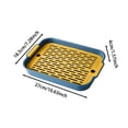thumbnail image 3 of Indoor Cat Litter Pan with High Sides Easy Cleaning Tray for Clumping Sand Control Pet Supplies, 3 of 4