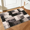 thumbnail image 2 of Bleum Cade Area Rugs 2x3 Entryway Rug,Modern Geometric Patchwork Non Slip Rugs for Entryway, Washable Abstract Area Rug Door Mat Indoor, Rockwood Collection Welcome Mat for Kitchen,Chocolate, 2 of 9