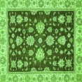 thumbnail image 1 of Ahgly Company Indoor Square Oriental Green Traditional Area Rugs, 5' Square, 1 of 4