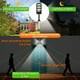 thumbnail image 3 of Paquete de 2 luces solares para exteriores, 213 LED de seguridad con sensor de movimiento, impermeables, ajustables a 180° para paredes exteriores, jardines, calles y porches., 3 of 5