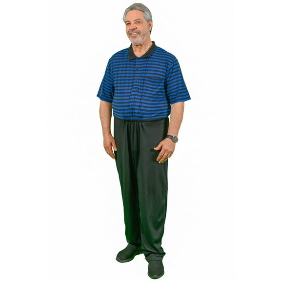 Anti-Strip Jumpsuit for Men - Charly | Blue - M