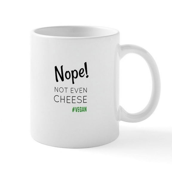 CafePress - Vegan Mugs - 11 oz Ceramic Mug - Novelty Coffee Tea Cup