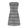 thumbnail image 6 of Patlollav Women Summer Dresses Casual Loose Printed Round Neck Sleeveless Vest Dress, 6 of 6