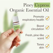 Pranarom Cypress Essential Oil 5ml - Certified Organic, 100% Pure for Relaxation & Diffusing Therapy