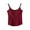 Red, variant on Kaemgyyd Camisole Tops for Women Spaghetti Strap Sleeveless Basic Layering Shirts Breathable Solid Crew Neck Tee with Built in Bra