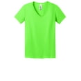 thumbnail image 5 of District Juniors The Concert Tee V Neck-S (Neon Green), 5 of 6