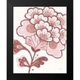 thumbnail image 2 of Adams, Emily 12x14 Black Modern Framed Museum Art Print Titled - Flora Chinoiserie V Pink, 2 of 5
