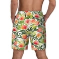 thumbnail image 2 of Lsque Mens Swim Trunks Fruits Peach1 Pattern - Bathing Suit Compression Liner - Beach Swim Shorts Swimwear - (S-3XL) - Stretch Quick Dry -3X-Large, 2 of 9