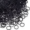 thumbnail image 1 of 600 mini bandas de goma bandas elásticas suaves para niños pelo masa trenzada banda de cuero es muy elástica y duradera, 1 of 5