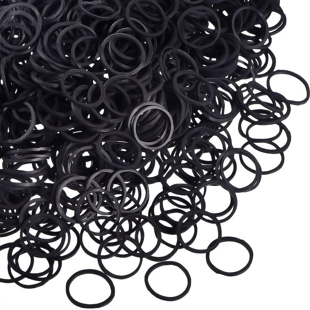600 mini bandas de goma bandas elásticas suaves para niños pelo masa trenzada banda de cuero es muy elástica y duradera