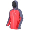 thumbnail image 1 of Regatta - Chaqueta Impermeable Calderdale III para Mujer (Rojo, Gris) Regatta UTRG4096_redskyonyxgrey, 1 of 2