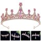 thumbnail image 3 of Diadema de fiesta con corona de diamantes de imitación, tocado de fiesta para niña pequeña, 3 of 7