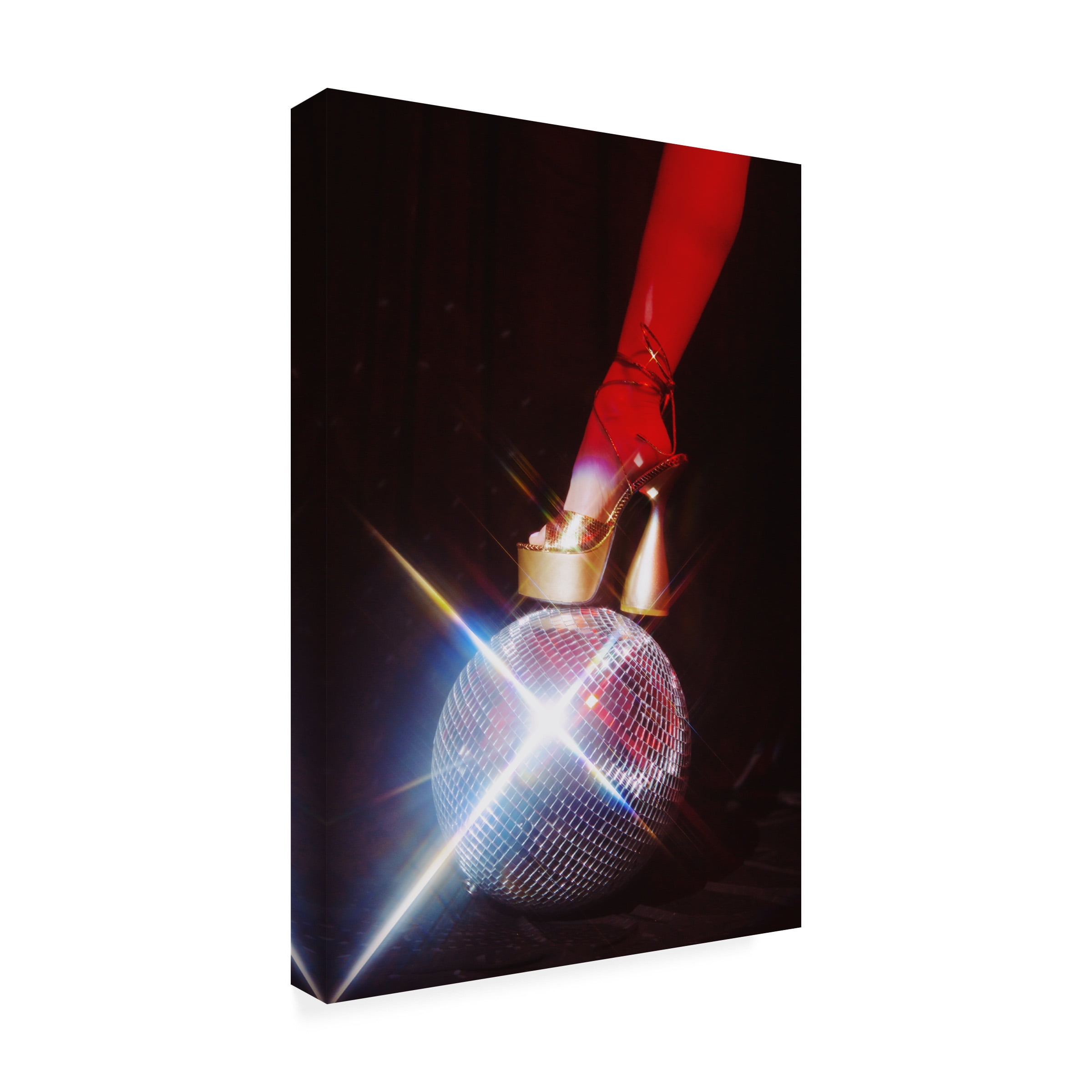 Samantha Hearn 'Groovy Shoe And Disco Ball' Canvas Art