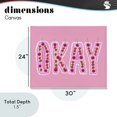 thumbnail image 4 of Stupell Industries Modern Okay Pastel Cherry Cake Canvas Art, 30 x 24, by Ziwei Li, 4 of 8