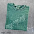 thumbnail image 3 of Sea Turtle Trio Graphic Print T-Shirt | Vintage Ocean Wildlife Tee | Retro Marine Nature Unisex Top, 3 of 7