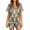 Light Green, variant on Halloween Pajama 2 Piece Set Women Castle Witch Hat Short Sleeve Lapel Collar Funny Shirts and Ghost Skull Wide Leg Spooky Shorts, 2XL