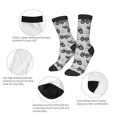 thumbnail image 3 of Rocae Gray Tractor for Girls Boys Crew Socks,Children's Socks, Kids Socks, Toddler Socks: Daily Wear with Kids School Uniform, 3 of 5