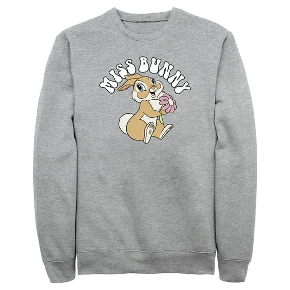 Men's Bambi Miss Bunny Sweatshirt Athletic Heather Large