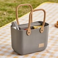 thumbnail image 5 of Grocery Bag Organizer Plastic Tote Storage Bag for Daily Use, Picnics and Household Organization, 5 of 6
