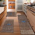 thumbnail image 2 of Kitchen Rugs Sets of 3 Non Slip Washable Kitchen Mats for Floor, Kitchen Runner Rug, Floor Mat Carpet for Entryway, Laundry, Sink, 2 of 12