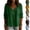 20# Green, variant on Women's Cotton Linen V Neck Blouse Casual 3/4 Sleeve Babydoll Pleated T Shirts Summer Boho Relaxed Fit Vacation Tunic Tops Light Blue L
