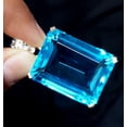 thumbnail image 3 of 105 Ct Blue Topaz 925 Sterling Silver Pendant Loose Gemstone, 3 of 5