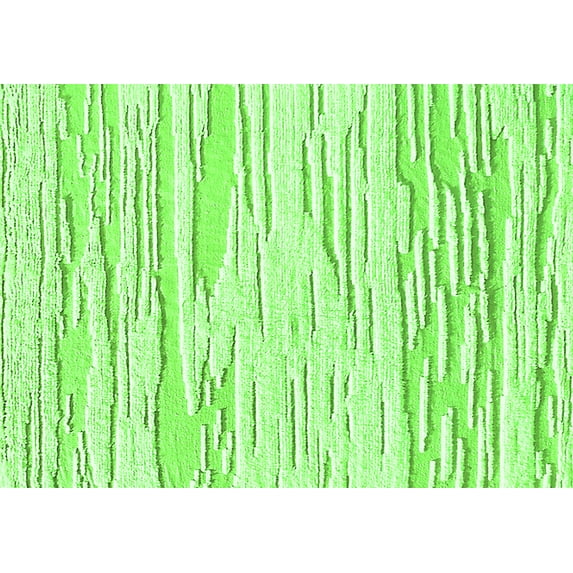 Ahgly Company Indoor Rectangle Solid Green Modern Area Rugs, 3' x 5'