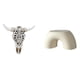 thumbnail image 1 of Escultura artística colgante de pared con cabeza de toro tribal, adorno para oficina, , dormitorio con taburete para cambiar zapatos, rep, 1 of 8