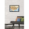 thumbnail image 3 of Map - USA Wall Poster, 22.375" x 34" Framed, 3 of 4