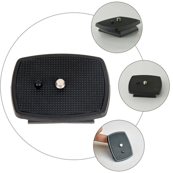 MLINS  Quick Release Plate for Tripod Camera Mounting Adapter Black