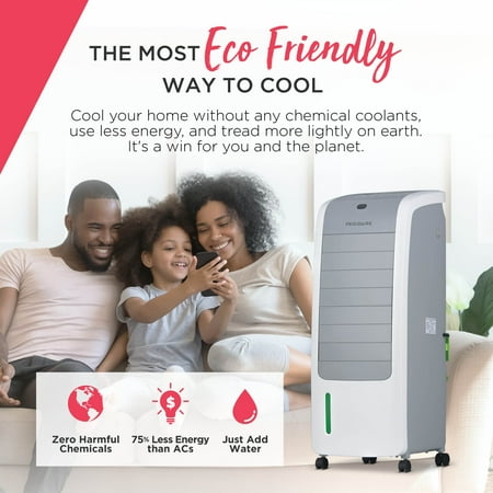 Frigidaire - 373 CFM 2-in-1 Evaporative Cooler and Heater - White