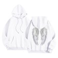 thumbnail image 4 of vigerkar Womens Hoodies Oversized Wings Graphic Sweatshirts Pullover Sweaters Long Sleeve Winter Fall Outfits Fashion Y2k Clothes (White, XL), 4 of 5