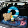 thumbnail image 2 of XYZCANDO Eagle Flag Car Trunk Mat 29" x 39", All-Weather Waterproof Cargo Liner with Non-Slip Backing, Easy-Clean Stitched Edge Protector for SUVs, Sedans and Trucks, 2 of 7