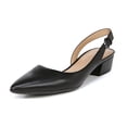thumbnail image 1 of Zapatos Naturalizer Banks Slingback de Cuero Negro Talla 8.5 Ancho, 1 of 8