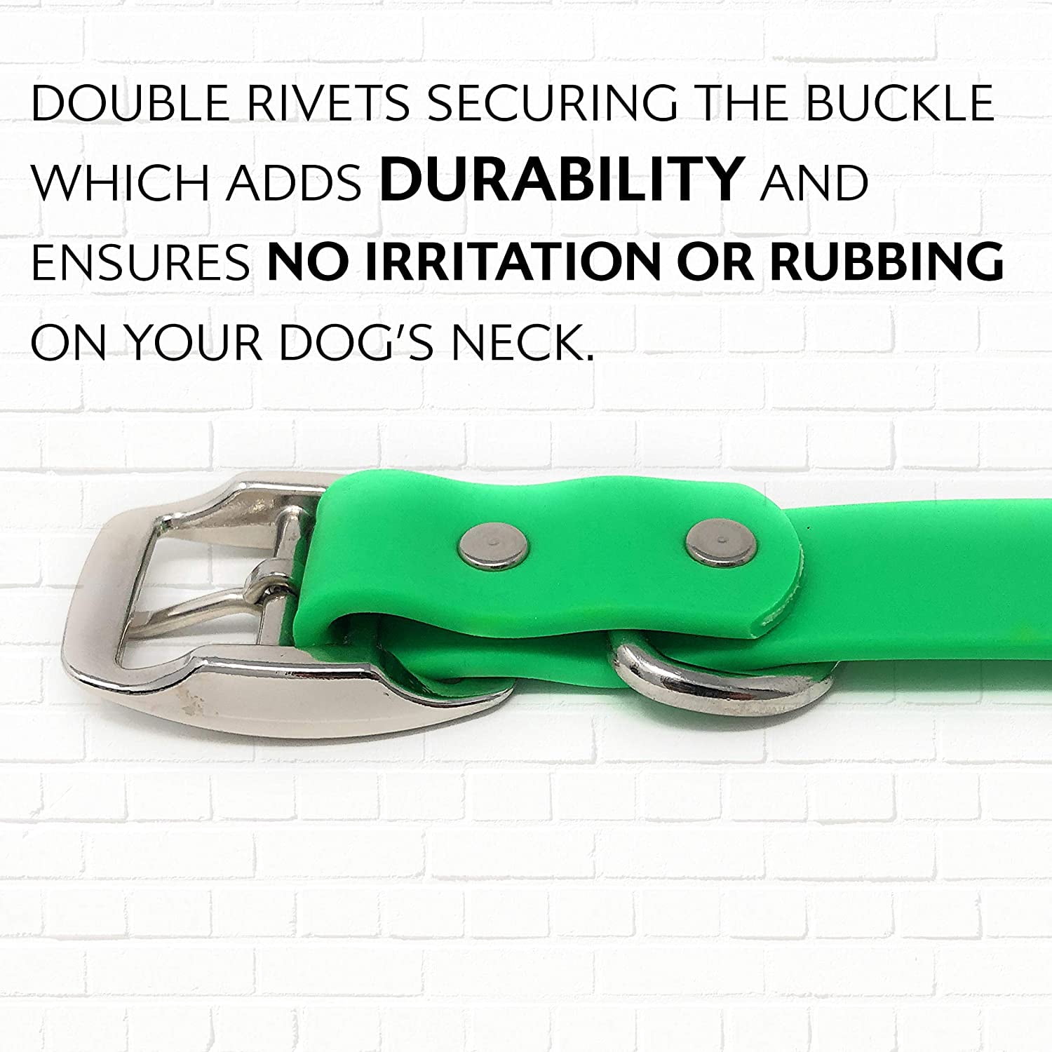 Regal Dog Products Waterproof Collar Heavy Duty Center Ring with D ring