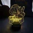 thumbnail image 4 of Luz de noche LED 3D Anime One Piece Roronoa Zoro, Luffy Nico, Barco Pirata, figuras, modelo, lámpara de mesa, decoración de escritorio, regalo de vacaciones, 4 of 5