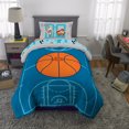 thumbnail image 3 of Space Jam Kids Twin Bed in a Bag, Comforter and Sheets, Blue, Warner Bros, 3 of 11